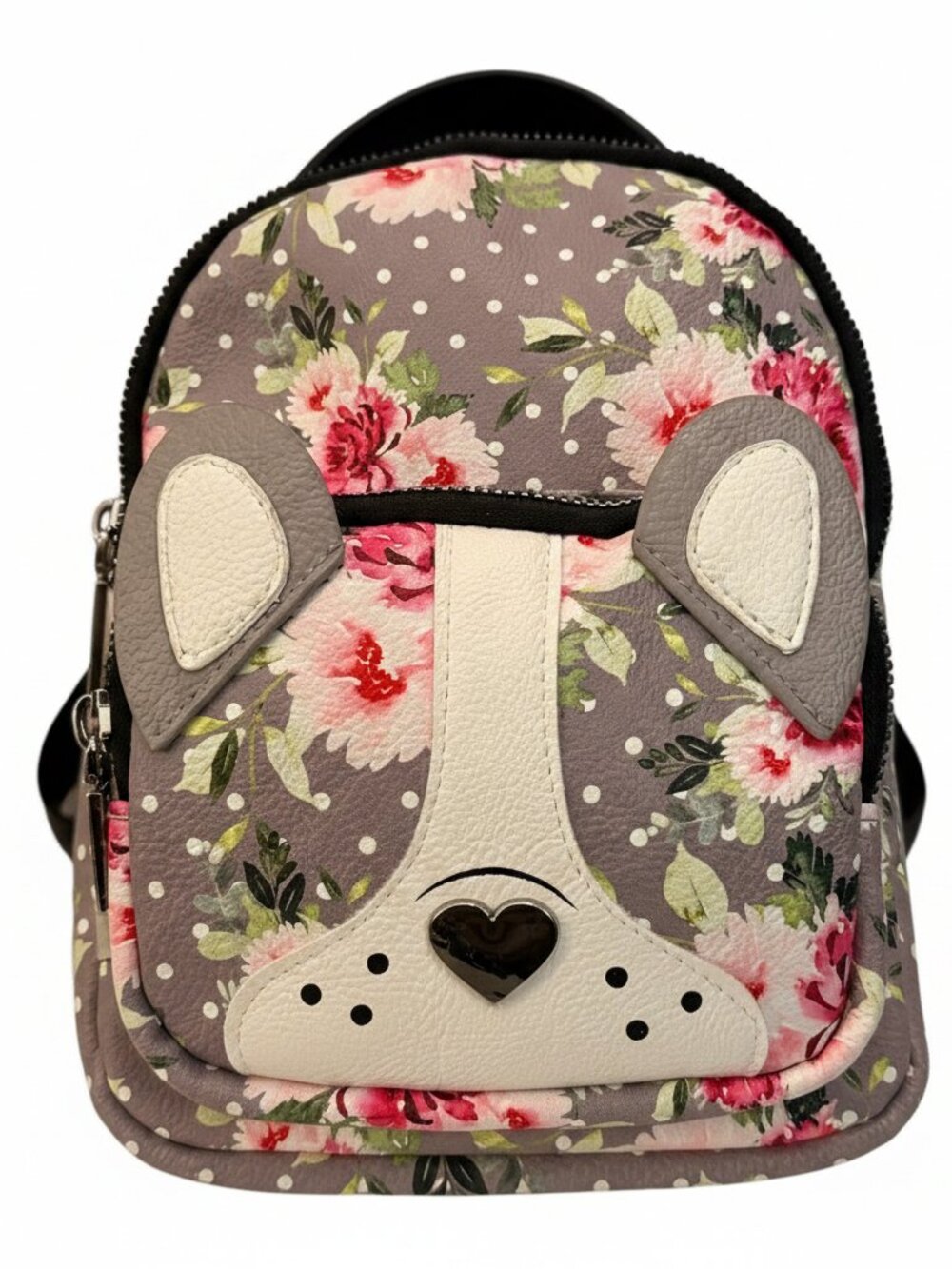 🌸 Betsey Johnson French Bulldog Floral Mini Backpack - Puppy Kitsch 🐶